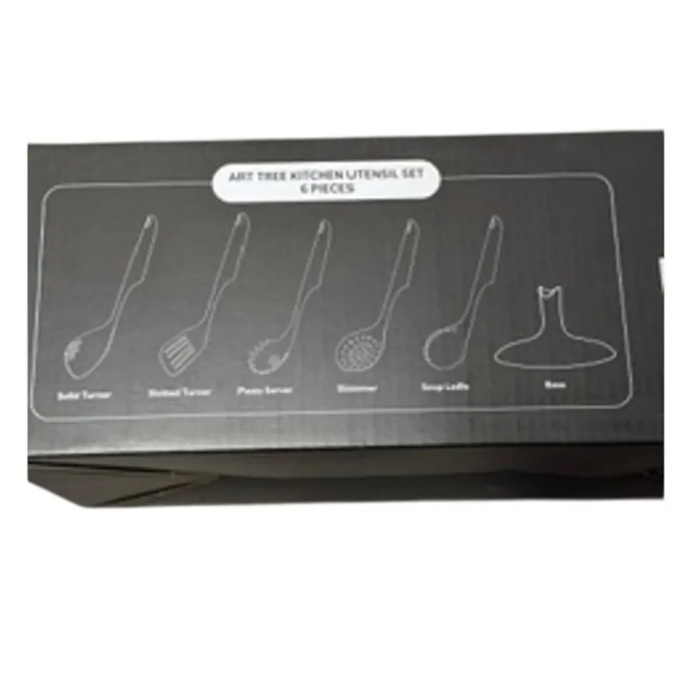 HOHS Art Tree Kitchen Utensil Set 7 Piece Silicone Cooking Tools New in Box